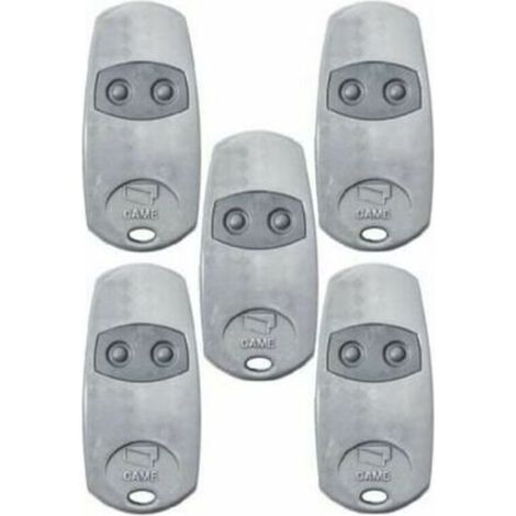 Pack of 5 original Came TOP432EE remote controls - Fixed code frequency 433.92 MHz