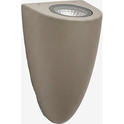 SKLUM Außenwandleuchte aus Aluminium Seattle Moka Braun                                  