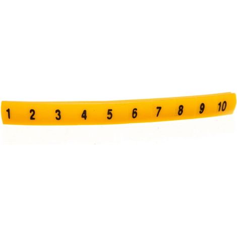 Marcatore per connettori EZ-6/1-10 giallo R34RR-02050102500 /100 pz./