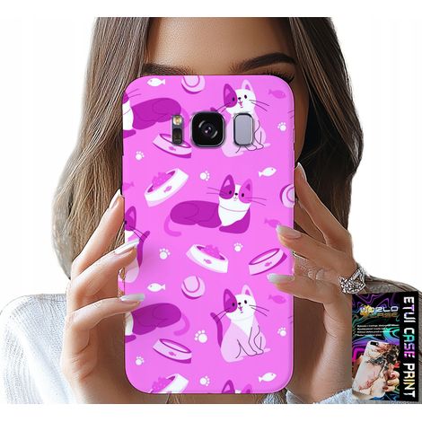 Hülle für Samsung Galaxy S8 – Katzenmotiv, Katzenmuster, Schutzhülle (1/5)