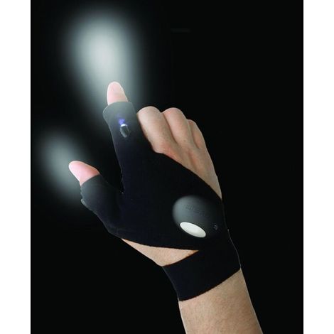 Lampe torche LED en forme de gant, idéale pour la pêche, le vélo, la randonnée, les réparations, la mécanique, la plomberie, l'électricité et le jardinage - AquaForge (1/4)