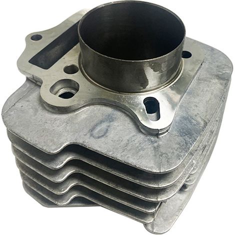 Motorradmotor-Zylinderblock kompatibel mit Honda WAVE100 Zylinderkit, 56mm Kolben, Kolbenringen und Zylinderkopfdichtung. (1/4)