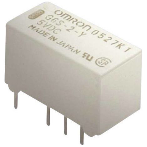 Omron G6S-2 5 VDC Relais pour circuits imprimés 5 V/DC 2 A 2 inverseurs (RT) 1 pc(s) S72617 (1/5)