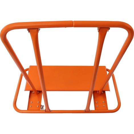 Chariot à plaques de plâtre, acier Q235, capacité de charge 1360 kg, taille du produit 117 x 58 x 119 cm, matériau des roues nylon, traitement de surface pulvérisation plastique (1/5)