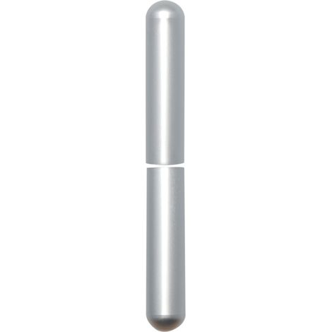 Zierhülse aus Aluminium Aufsteckhülse verchromt für Einbohrbänder Band ø 15mm, Bandhöhe 112mm, oben + unten
