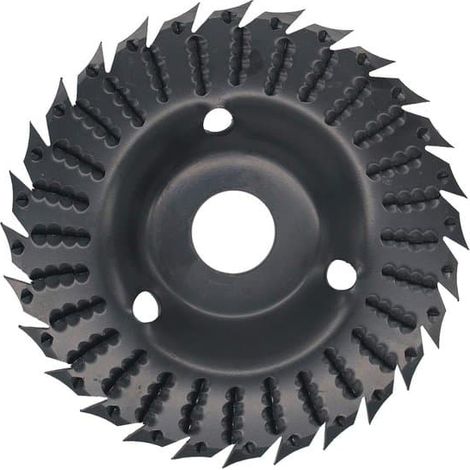 Disques à meuler pour meuleuse d'angle - Disques à meuler profilés pour le travail du bois - Acier résistant à l'usure - 12,2 cm (4,8 pouces) - Métal (1/3)