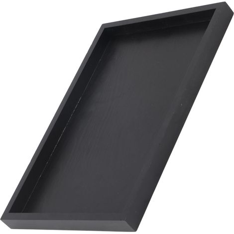 Rechteckiges Serviertablett aus Massivholz für Tee, Kaffee, Snacks, Catering, 22 x 12 x 2 cm (1/5)