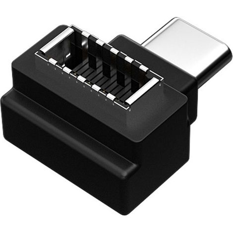 Adaptateur USB 3.1 femelle Type-E vers mâle Type-C (connecteur de panneau avant) (1/5)
