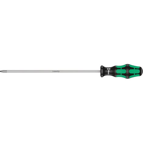 355 PZ Tournevis pour vis cruciformes PZ, PZ 2 x 250 mm, Noir/vert (1/5)
