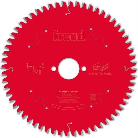 Freud – Lame de scie circulaire 190mm F03FS09802 – Pour panneaux agglomérés et MDF – Carbure TiCo – Technologie Perma-shield (1/3)