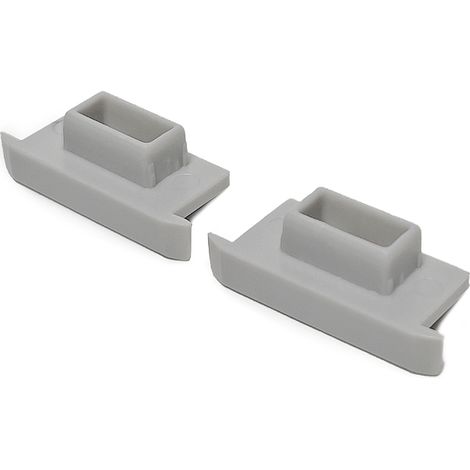 Pack 2 Bouchons pour Profil LM3809 - Ledme - LM3809A (1/2)