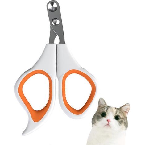 Coupe-griffes pour chats, ciseaux à griffes en acier inoxydable, avec poignées antidérapantes, pour lapins, hamsters, oiseaux et autres petits animaux (1/5)