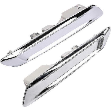 Baguettes chromées de garniture d'aile avant des deux côtés des modèles F10, F11, 528I, 535I et 51137336646 (1/5)