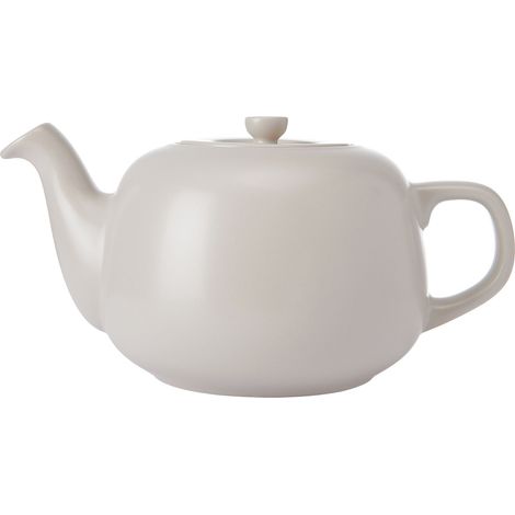 La Cafetière Teiera classica in color caffellatte, tradizionale teiera di grandi dimensioni con comodo manico e beccuccio antigoccia de adatta a 6 tazze, adatta per bolsas de tè, facile de pulizia, ad