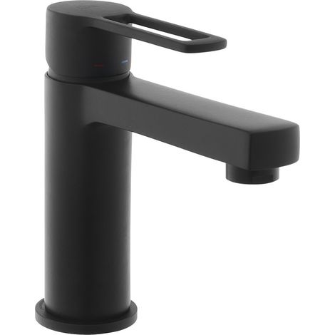 Mitigeur lavabo noir mat sans vidage Paffoni Ringo RIN071NO Noir mat - RINGO - Sans vidage (1/5)