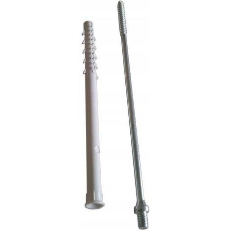 Cheville Scala plastics M7 22 cm avec manchon pour systèmes de gouttières, 2 pièces.