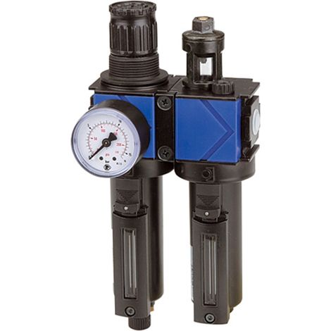 Riegler Wartungseinheit 2-tlg. »variobloc«, Metallbehälter, BG 1, G 3/8 (1/4)
