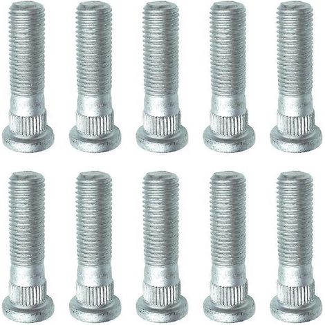 Goujons de roue professionnels 9 mm, vis de moyeu de pneu, pour les passionnés d'automobile, les techniciens de réparation et d'entretien, outil M12x1,5, lot de 10 (1/5)
