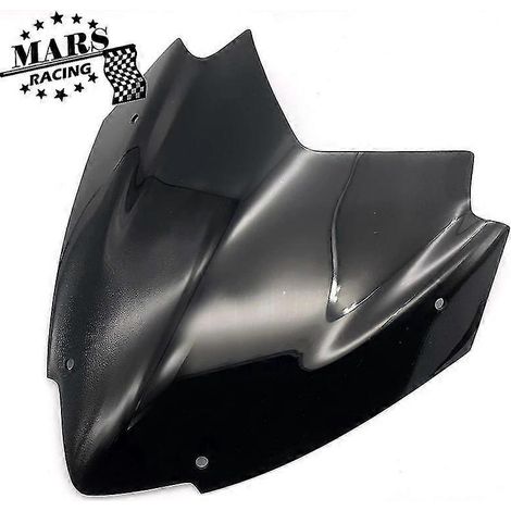 Pare-brise sport pour moto, visière double bulle noire, compatible avec Xmax300 et Xmax250 (modèles 2018, 2019 et 2020). (1/5)