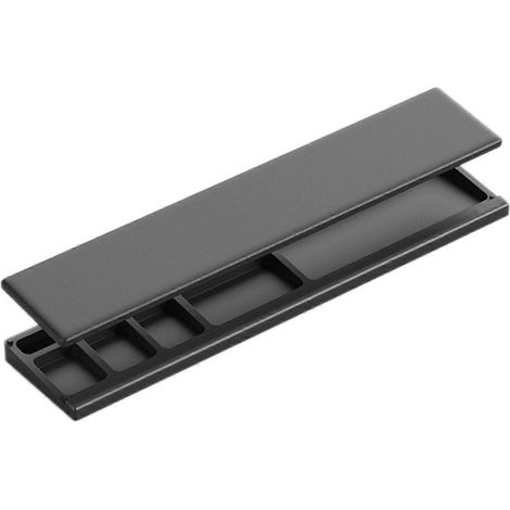 Aufbewahrungsbox für den Schreibtisch, Handgelenkauflage für mechanische Tastaturen, schwarz (1/5)