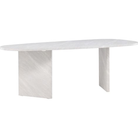 Table à Manger Design "Grönvik" 220cm Blanc (1/5)