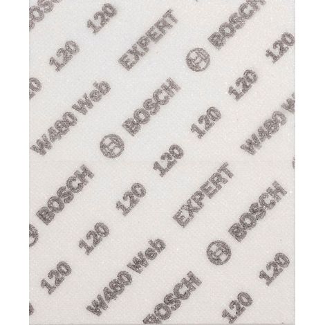 Papier abrasif Bosch w480 web flexible imperméable 2 pcs (1/4)