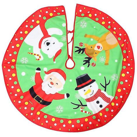 1 tapis de jupe de sapin de Noël (1/3)