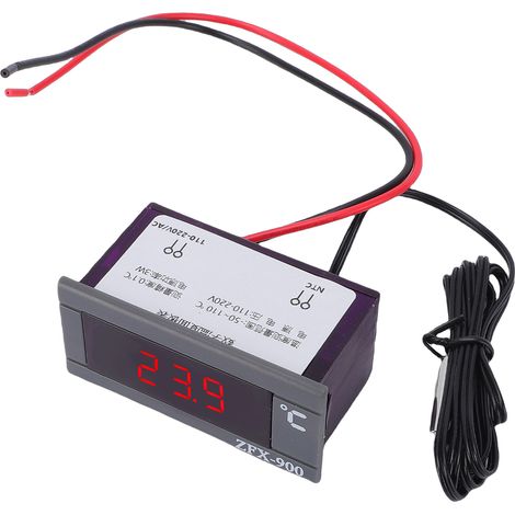 Termometro digitale a LED -50110 °C, misuratore di temperatura per frigorifero/congelatore - ZFX-900
