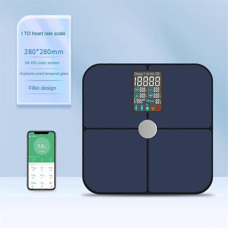 Balance connectée intelligente ITO avec grand écran pour la fréquence cardiaque --- (1/5)
