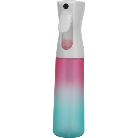 Vaporisateur d'eau rose et vert 300 ml, pulvérisation continue à 360°, arrosoir ergonomique et portable pour la beauté de la maison (1/5)