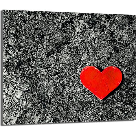 Glasschutzplatte für den Herd 60x52 Herz (1/5)