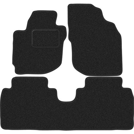 Alfombrillas de terciopelo para coche: Mazda MPV II LW monovolumen (1999-2006) antracita (1/5)