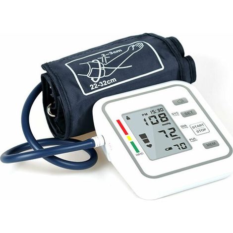 VURAHOME - Tensiomètre électronique automatique de style bras supérieur avec grand écran LCD Outil de mesure numérique intelligent de la pression artérielle (1/5)