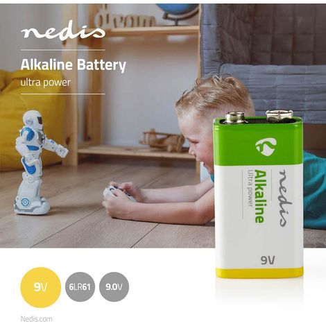 Pila alcalina 9v 6lr61 1 blister