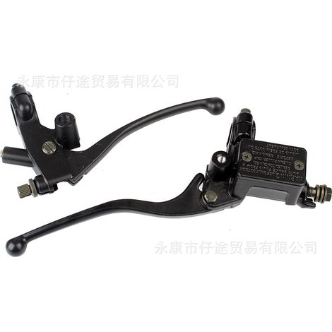 Motorcycle compatible with Yamaha XJ650, SRX600, and XS400 brake booster and clutch lever (1/5)