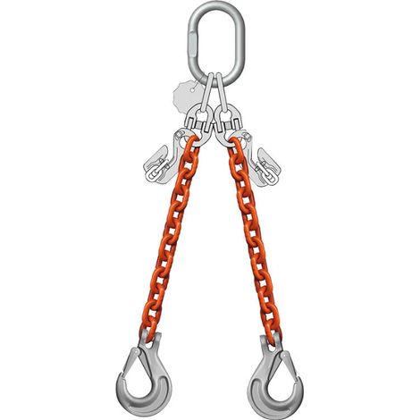 Chaîne de butée 2 brins, 5,6/4,0t, 10 mm longueur 2 m