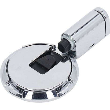 Bride de sol rétractable silencieuse en alliage de zinc, modèle japonais, ventouse mécanique aimantée avec verrouillage, fixation invisible pour porte, absorbe les chocs, sans bruit, finition mate. (1/5)