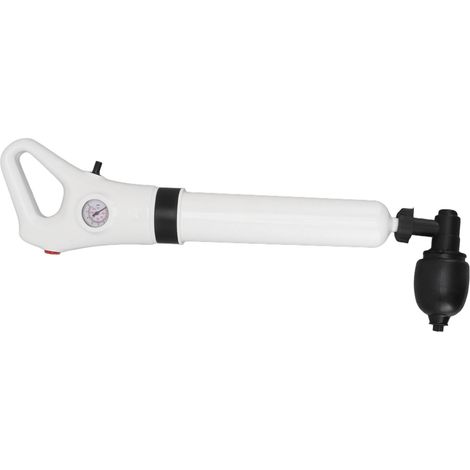 Déboucheur toilette pneumatique manuel, outil de débouchage pour lavabo et plomberie salle de bain, pompe à vide pour canalisations. (1/5)
