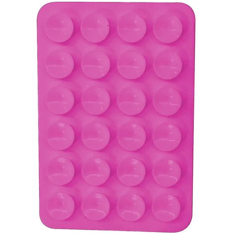 Lot de 5 supports adhésifs à ventouse en silicone pour coques de téléphone, compatibles avec les coques iPhone et Android, support mains libres pour téléphone portable (violet) (1/4)