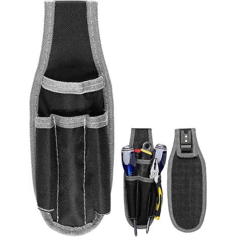 Ceinture porte-outils multifonctions, petite sacoche professionnelle, sac d'électricien, organiseur de pochettes à outils pour techniciens, constructeurs et techniciens de maintenance (1/5)