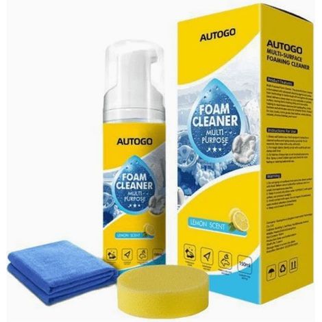 Eclairage Design – Nettoyant mousse multi-usages 150 ml – Élimine salissures tenaces – Revêtement anti-UV – Finition mate et non grasse