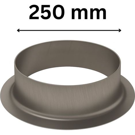Anschlussflansch 250 mm Metall Lüftungssystem Rohrverbinder Anschlussstück