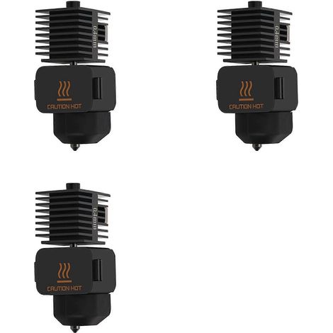Kit de 3 têtes d'impression pour imprimante 3D Bambu Lab A1 Mini (buse de 0,4 mm). (1/2)