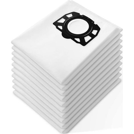 Paquete de 10 bolsas para aspiradoras Karcher WD4, WD5, WD6, MV4, MV5 y MV6. (1/5)