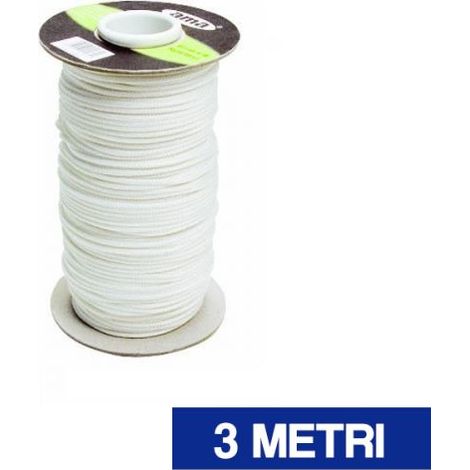 CORDA DI AVVIAMENTO RICAMBIO PER MOTOSEGA E VARIE Ø 4 MM LUNGHEZZA 3 MT 38562/3