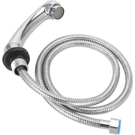 Douchette Salon de Coiffure, Pommeau de Douche à Main en Alliage, Pommeau Pression pour Salon de Coiffure, Douchette Adaptable sur Robinet, Lavabo Coiffure Domicile, Cuvette de Lit, Lavage de (1/4)