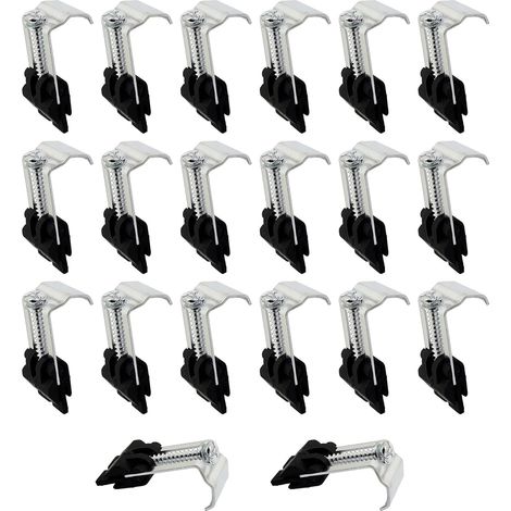 20 Pack Flush Mount Sink Clips for Kitchen, Bathroom, Sink, Installation and Repair Clips (1/5)