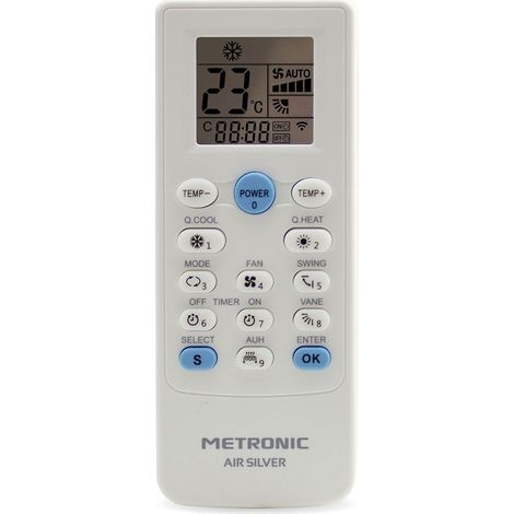 Metronic Telecomando Universale Climatizzatori - Bianco (1/5)