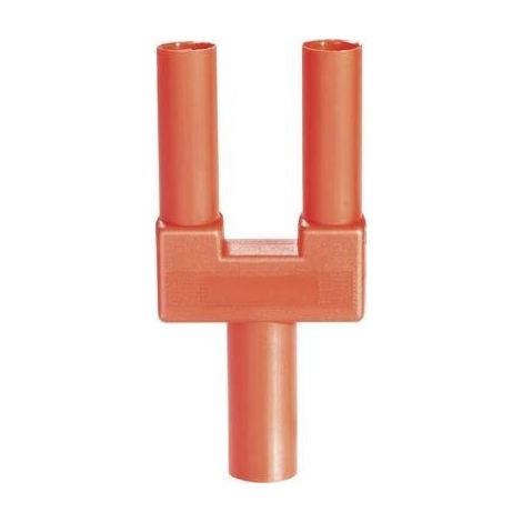 Schnepp SI-FK 19/4 mB rt Spina di sicurezza cortocircuito Rosso Ø perno: 4 mm Distanza tra pin: 19 mm 1 pz.
