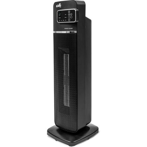 Aga PTC Keramik Heizlüfter 2000W mit Fernbedienung, Oszillierend, Thermostat, Temperatureinstellung von 10-35°C, Heizlüfter, Keramik Heizlüfter, Heizgerät